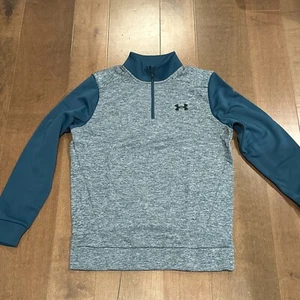 Pullover polar Under Armour ColdGear para hombre 1/4 cremallera torcida - talla pequeña - Imagen 1 de 8