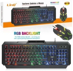 TASTIERA CABIATA E MOUSE LINQ - Foto 1 di 1