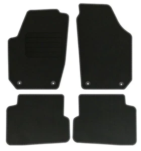Velours Fußmatten für Skoda Fabia II Bj. 2007 - 2014 Mit Absatzschoner NEU BASIC - Bild 1 von 5