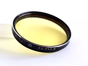 Light filter 40.5mm, Yellow-1.4x, for Jupiter-8, 11, 12, Carl Zeiss Sonnar etc - Picture 1 of 3