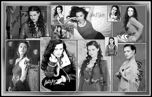 Katie McGrath, Signed, Collage Cotton Canvas Image. Limited Edition (KM-6) - Picture 1 of 1