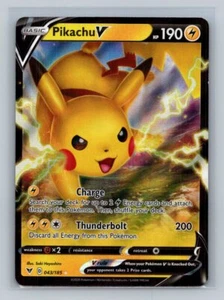 Pikachu V SWSH04: Vivid Voltage 043/185 Near Mint NM - Picture 1 of 2