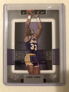 KAREEM ABDUL JABBAR "FINITE" 1265/1999 PONTE SUPERIORE 2003-04 LOS ANGELES LAKERS #78 - Foto 1 di 1