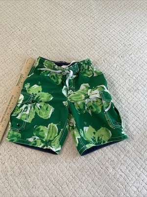 Bermuda de praia Mossimo Swim Trunks masculina tamanho S (6/7) tropical vibrante.EUC - Imagem 1 de 4