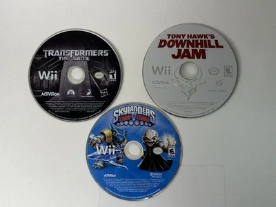 Lot of 3 Nintendo Wii Game Disc ONLY Skylanders Trap Team Tony Hawk Transformers - Image 1 of 4