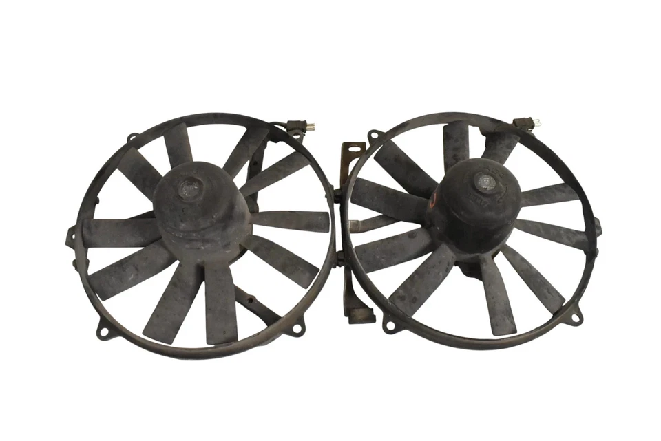 Juego de 2 radiadores ventilador motor refrigeración 90-93 Mercedes-Benz R129 300SL 500SL OEM Foto 1 de 4