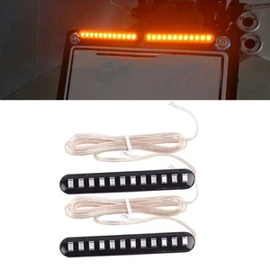 Waterproof 12V Flowing Water Motorcycle Amber Signal Light (85 characters) - Picture 1 of 12