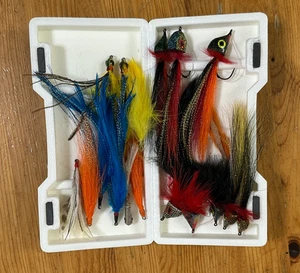 Morell Blue large Fly Box Unused Large Saltwater Lures - Picture 1 of 16
