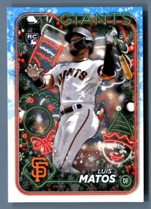 Topps Holiday 2024 - Luis Matos RC Base #H70 San Francisco Giants - Imagen 1 de 1