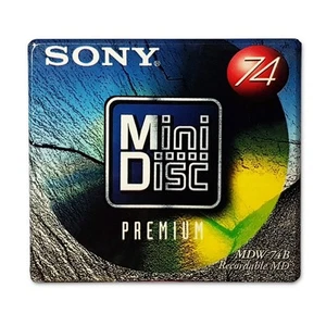 3x Sony Recordable MD MiniDisc Premium (MDW-74B) - Picture 1 of 3