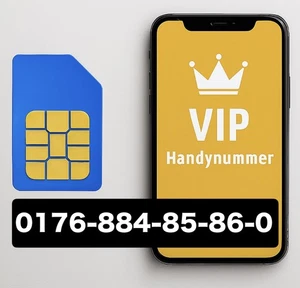 O2 Handy SIM Karte | Top Rufnummer | Einfache Goldene Premium Telefonnummer - Bild 1 von 2