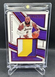 LeBron James 2022-23 Panini Immaculate Standout Memorabilia Jersey Patch /25 - Picture 1 of 1