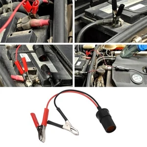 Car Battery Clamp Cable Clipon Insulated Jumper Wire Extension Cord Car For - Picture 1 of 12