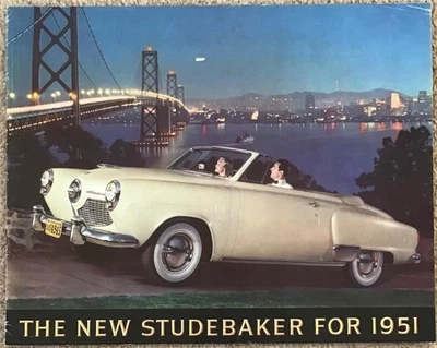 STUDEBAKER RANGE USA Car Sales Brochure 1951 #D130-REV 5-51 Commander CHAMPION++ - Image 1 of 4