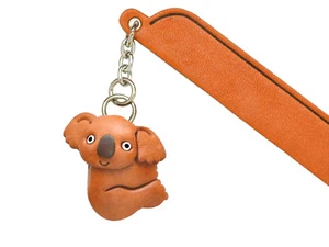 Koara Leather Charm Bookmarker *VANCA* Made in Japan #61224 - Picture 1 of 10