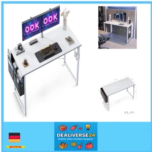 Schreibtisch PC Arbeitszimmer Holz 120x48cm mit Tasche - Bild 1 von 9
