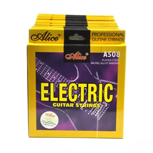 10 juegos de cuerdas para guitarra eléctrica Alice chapadas acero aleación de níquel cuerda A508SL 09 - Imagen 1 de 5
