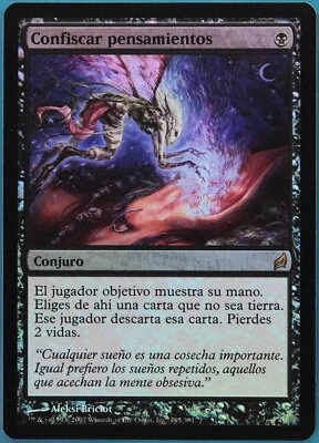 Thoughtseize FOIL Lorwyn (SPANISH) NM Black Rare MTG CARD (ID# 426685) ABUGames - Image 1 of 2
