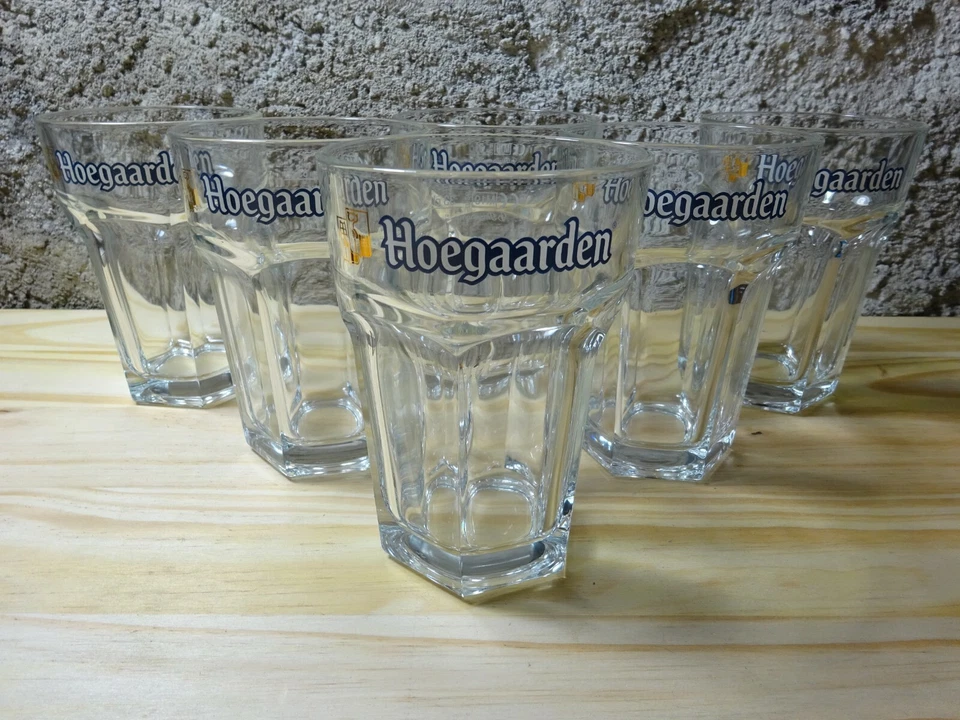 6 VERRES HOEGAARDEN 33CL 12 SOUS BOCKS OFFERTS NO MOJITO