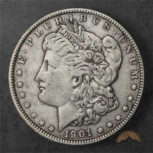 1901 Morgan Silver Dollar $1 - Philadelphia - Picture 1 of 2