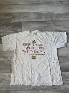 VTG 2000s Adidas Flora London Marathon 2000 Finisher Mens XL Rare! - Picture 1 of 11