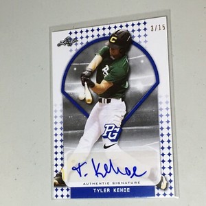F54368   2018 Leaf Perfect Game National Showcase Auto Blue Tyler Kehoe /15