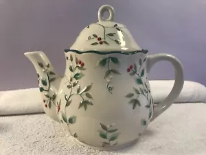 Pfaltzgraff Winterberry Teekanne geformt 4 Tassen 8" hoch EX4139 - Bild 1 von 10