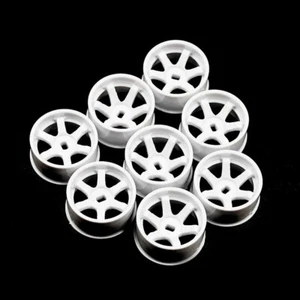 Yeah Racing WL-0146WH Plastic Rear Rim Set Offset 0+1+2+3 White : Mini-Z MA-020 - Picture 1 of 3