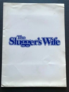 The Slugger's Wife (1985) - Movie Press Kit Envelope w/Press Notes - Picture 1 of 2