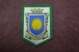 ANCIEN ÉCUSSON BISCOTTE GRECOIRE BLASON RÉGION VILLE MONTROUGE CPA - Imagen 1 de 1