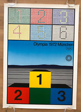 Poster Plakat - Olympiade 1972 München Olympia : Werner Nöfer