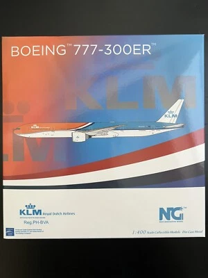 NG Models 1:400 KLM Boeing 777-300ER PH-BVA Orange Pride - Image 1 of 2
