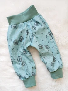 NUOVO * pantaloni a zampa bambino * taglia 74 * pantaloni bambino * tutina * jogger * soffione - Foto 1 di 4
