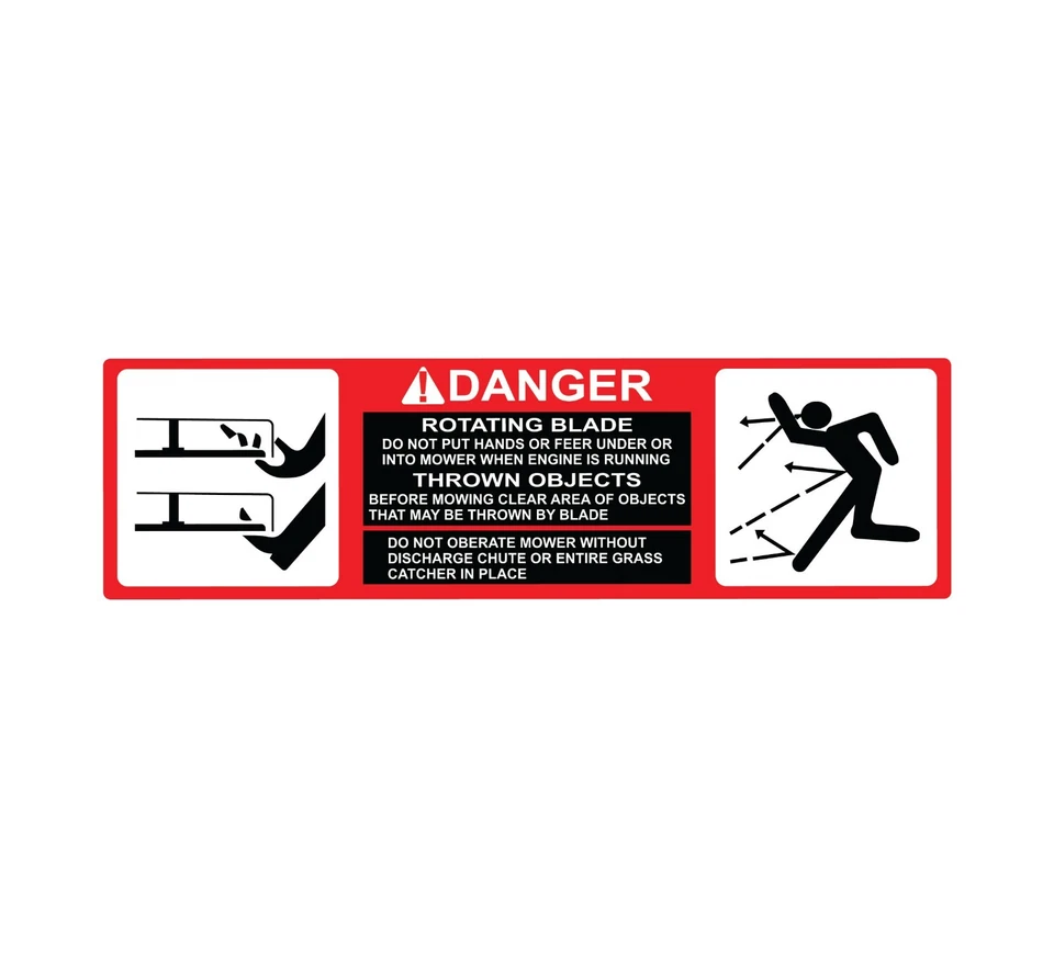 John Deere Original Equipment Safety Decal - Image 1 of 1