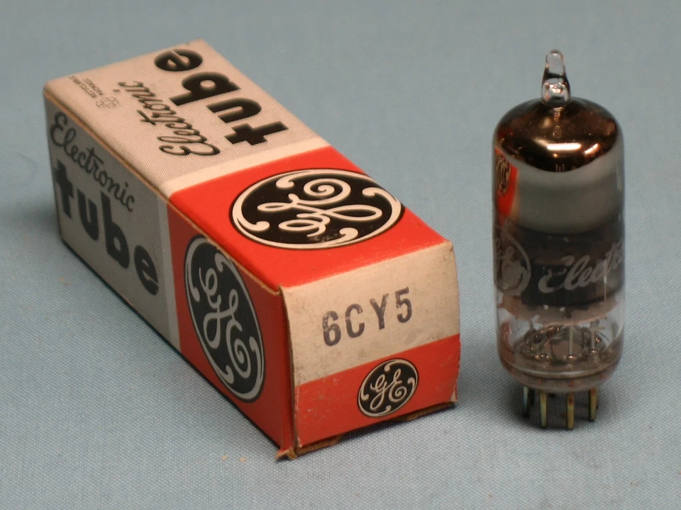 2 GE 6CY5 Vacuum Tubes NOS Tested