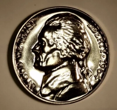 1964 Jefferson Nickel BRILLIANT GEM PROOF Uncirculated "Beautiful Coins" A-218 - Image 1 of 2