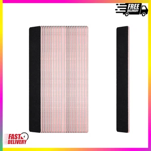 Nail File Set, 30 Pack Black Nail Files with 100/180 Grit, Double Sided Manicure - Picture 1 of 5
