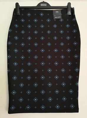 M&S Pull On Scuba Pencil Skirt 8/10/12/14/16/20/22 RRP £25 - Image 1 of 4