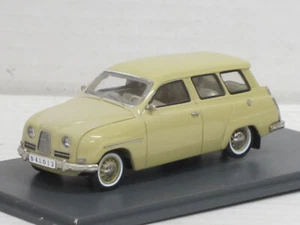 Saab 95 Kombi in beige OVP Neo 1:43 Vitrine defekt - Bild 1 von 5