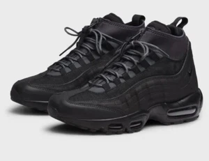 NIKE AIR MAX 95 SNEAKERBOOT, WINTER TRAINERS, UK10, BLACK/ANTHRACITE, 806809 001 - Picture 1 of 9