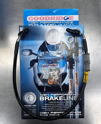 NUEVO KIT LÍNEA FRENO TRASERO GOODRIDGE, KAWASAKI ZX10R, 2011-15, KW1033-1RC-BK Foto 1 de 2