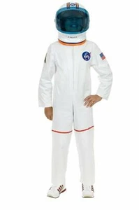 Charades Astronaut Flug Anzug Nasa Weiß Kinder Halloween Kostüm CH00582 - Bild 1 von 3