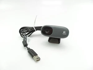 Logitech C110 USB Webcam V-U0024 Clip-On 1.3MP Microphone For Window PC - Picture 1 of 1