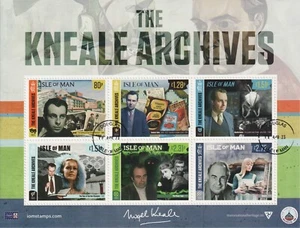 Isle of Man 2023 - The Kneale Archives Mini Sheet with FDI hand-stamp / full gum - Picture 1 of 1