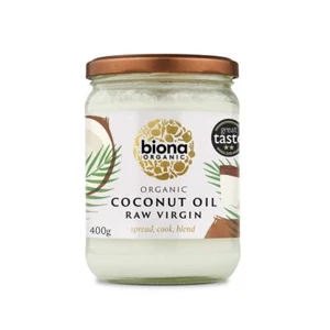 Biona Organic Virgin Coconut Oil Raw - 400g - Picture 1 of 1