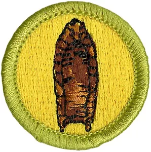 ARCHAEOLOGY MERIT BADGE CURRENT DESIGN MINT TYPE J SCOUT STUFF BACK - Picture 1 of 2