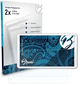 Bruni 2x Protective Film for Archos T101 WiFi Screen Protector Screen Protection - Picture 1 of 8