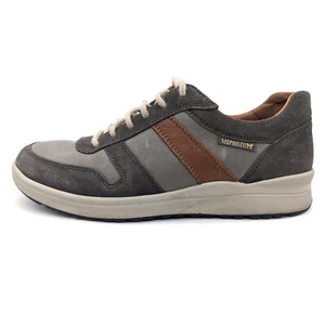 Mephisto Vito Gray Leather Lace Up Low Top Comfort Sneakers Men’s US 7 UK 6.5 - Picture 1 of 10