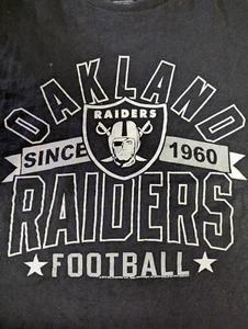 Vintage NFL Oakland Raiders Men’s XL Black AFC West, Al Davis, Snake Stabler!!! - Picture 1 of 7