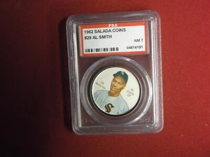 1962 Salada Coins #29 Al Smith PSA 7 NMT - Picture 1 of 2